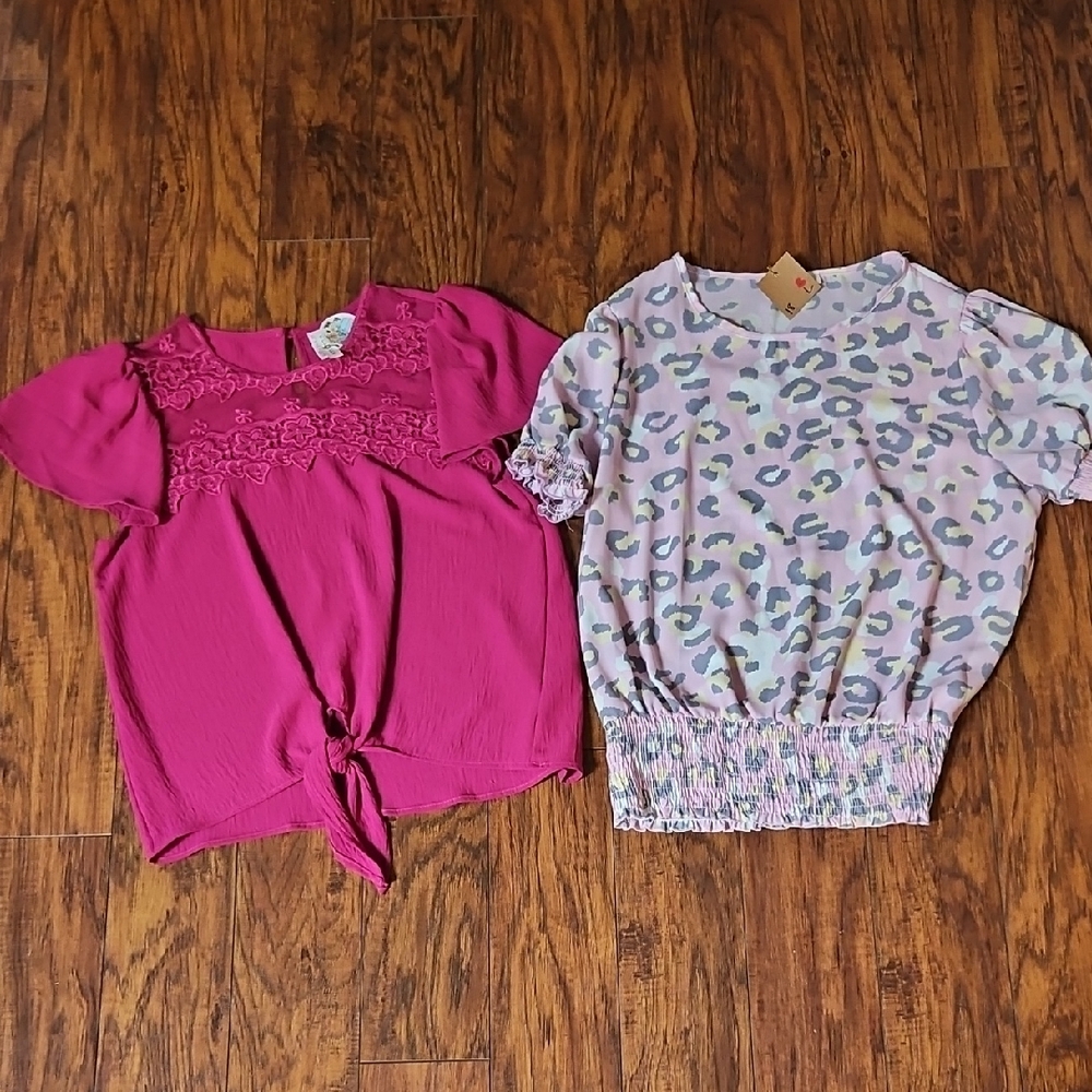 Pink and Patterned Tops - Picture 1 of 3